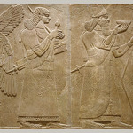 King and eunuch attendants